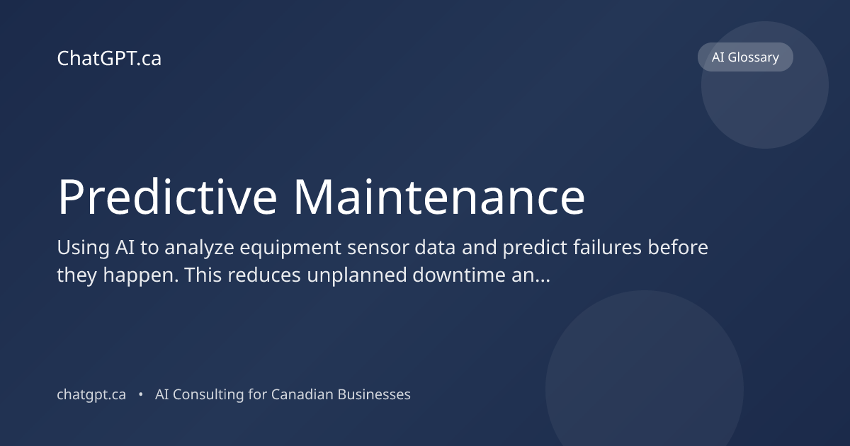 What is Predictive Maintenance? Definition for Business Leaders